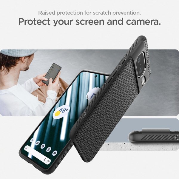 Spigen Google Pixel 8 Deksel Liquid Air Matte Black