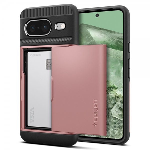 Spigen Google Pixel 8 Deksel Slim Armor CS Rose Gold