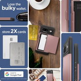 Spigen Google Pixel 8 Deksel Slim Armor CS Rose Gold