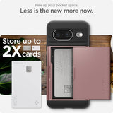 Spigen Google Pixel 8 Deksel Slim Armor CS Rose Gold