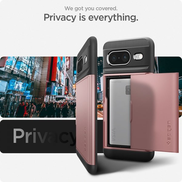 Spigen Google Pixel 8 Deksel Slim Armor CS Rose Gold