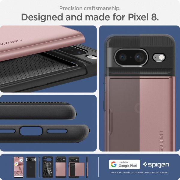 Spigen Google Pixel 8 Deksel Slim Armor CS Rose Gold