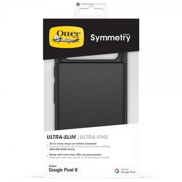 Otterbox Google Pixel 8 Deksel Symmetry Svart