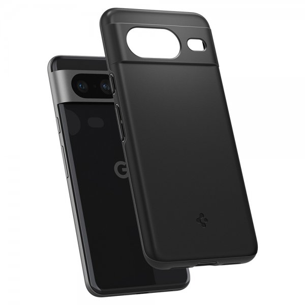 Spigen Google Pixel 8 Deksel Thin Fit Svart