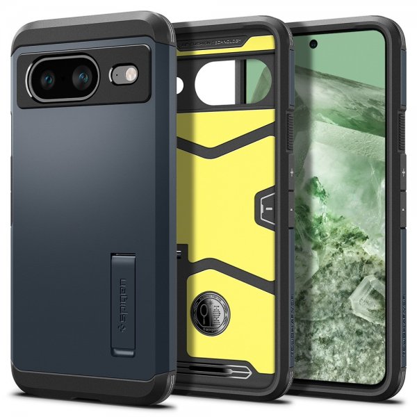Spigen Google Pixel 8 Deksel Tough Armor Metal Slate