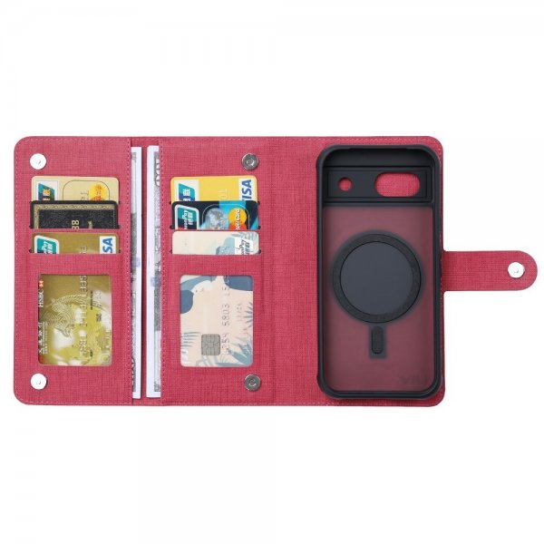 VILI Google Pixel 8a Etui Avtagbart Deksel GMA Series MagSafe Magenta