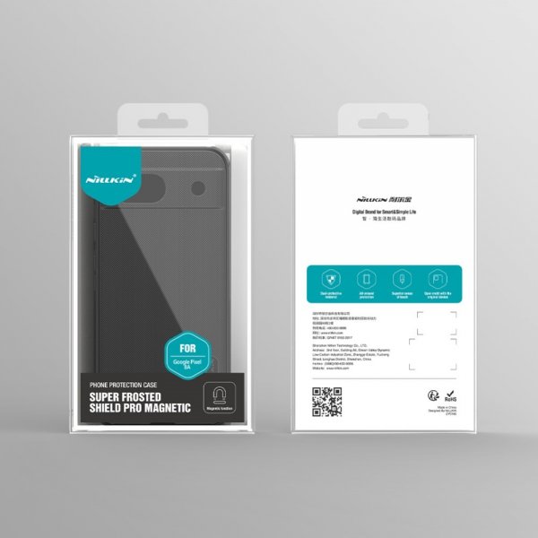 Nillkin Google Pixel 8a Deksel Super Frosted Shield Pro Svart