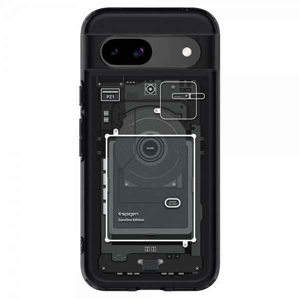 Spigen Google Pixel 8a Deksel Ultra Hybrid Zero One Svart