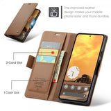 CaseMe Google Pixel 9/Pixel 9 Pro Etui 023 Series Brun