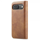 Dg.Ming Google Pixel 9/Pixel 9 Pro Etui Avtagbart Deksel Brun