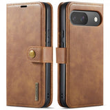 Dg.Ming Google Pixel 9/Pixel 9 Pro Etui Avtagbart Deksel Brun