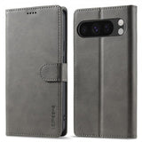 Lc.Imeeke Google Pixel 9/Pixel 9 Pro/Pixel 10/Pixel 10 Pro Etui med Kortlomme Grå