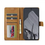 Lc.Imeeke Google Pixel 9/Pixel 9 Pro/Pixel 10/Pixel 10 Pro Etui med Kortlomme Lysebrun
