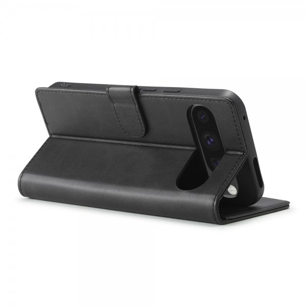Lc.Imeeke Google Pixel 9/Pixel 9 Pro/Pixel 10/Pixel 10 Pro Etui med Kortlomme Svart