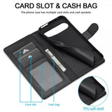 Lc.Imeeke Google Pixel 9/Pixel 9 Pro/Pixel 10/Pixel 10 Pro Etui med Kortlomme Svart