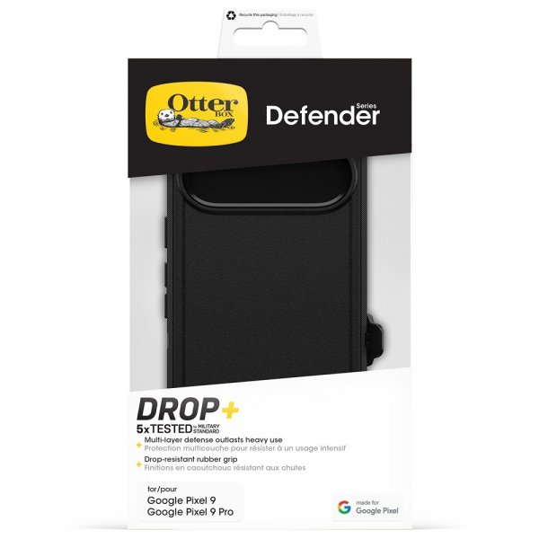 Otterbox Google Pixel 9/Pixel 9 Pro Deksel Defender Svart