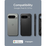 Spigen Google Pixel 9/Pixel 9 Pro Deksel Liquid Air Matte Black