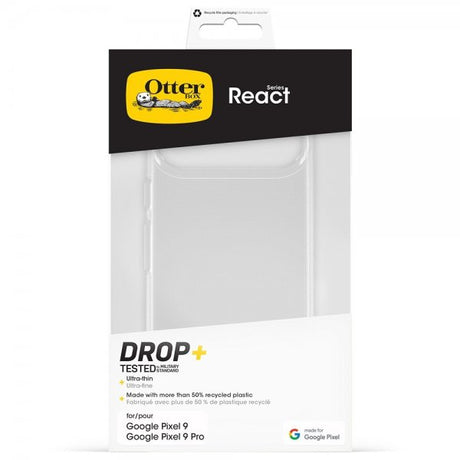 Otterbox Google Pixel 9/Pixel 9 Pro Deksel React Transparent