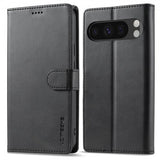 Lc.Imeeke Google Pixel 9 Pro XL Etui med Kortlomme stativfunksjon Svart