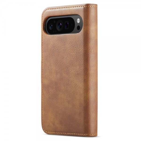 Dg.Ming Google Pixel 9 Pro XL Etui Avtagbart Deksel Brun