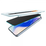 Spigen Google Pixel 9 Pro XL/Pixel 10 Pro XL Skjermbeskytter GLAS.tR EZ Fit Privacy 2-pakning