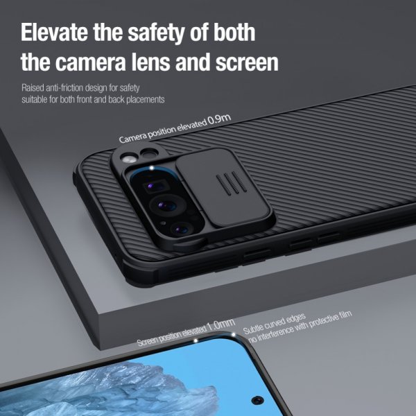 Nillkin Google Pixel 9 Pro XL Deksel CamShield Pro Svart