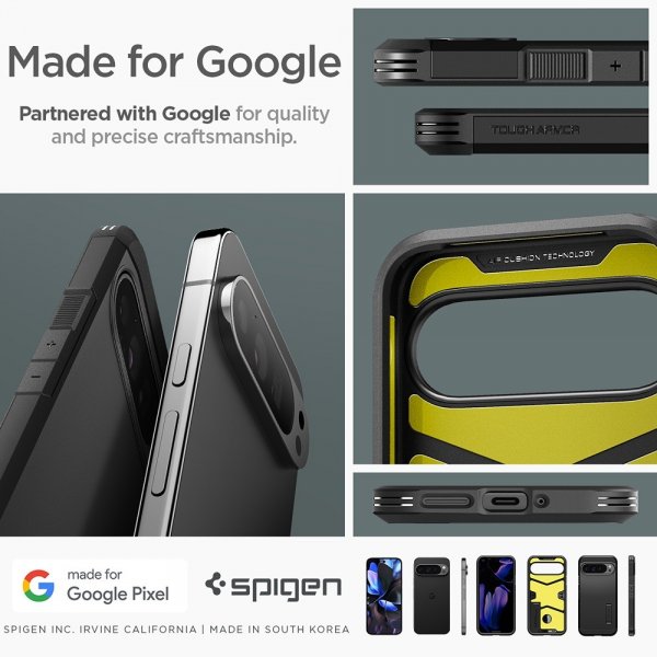Spigen Google Pixel 9 Pro XL Deksel Tough Armor Svart