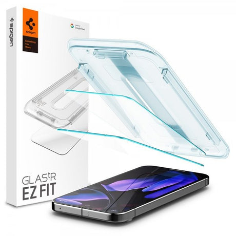 Spigen Google Pixel 9 Pro XL/Pixel 10 Pro XL Skjermbeskytter GLAS.tR EZ Fit 2-pakning