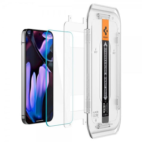 Spigen Google Pixel 9 Pro XL/Pixel 10 Pro XL Skjermbeskytter GLAS.tR EZ Fit 2-pakning