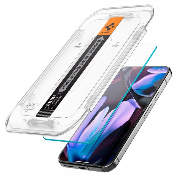 Spigen Google Pixel 9 Pro XL/Pixel 10 Pro XL Skjermbeskytter GLAS.tR EZ Fit 2-pakning