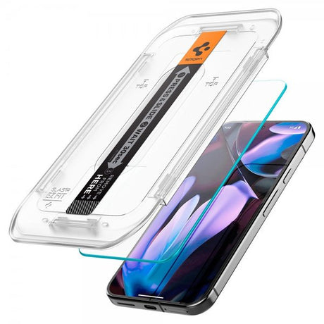 Spigen Google Pixel 9 Pro XL/Pixel 10 Pro XL Skjermbeskytter GLAS.tR EZ Fit 2-pakning