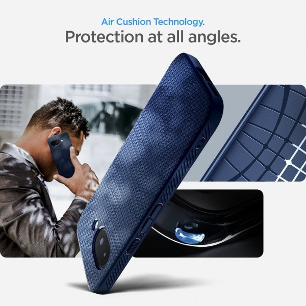 Spigen Google Pixel 9a Deksel Liquid Air Navy Blue