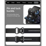 Spigen Google Pixel Watch 3/4 45mm Armbånd Nano Pop Black Sesame