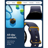 Spigen Google Pixel Watch 3/4 45mm Armbånd Nano Pop Blueberry Navy