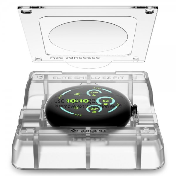Spigen Google Pixel Watch 3/4 45mm Skjermbeskytter EliteShield EZ Fit 2-pakning