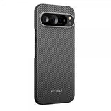 Pitaka Google Pixel 9/Pixel 9 Pro Deksel Ultra-Slim Case MagSafe Black/Grey Twill