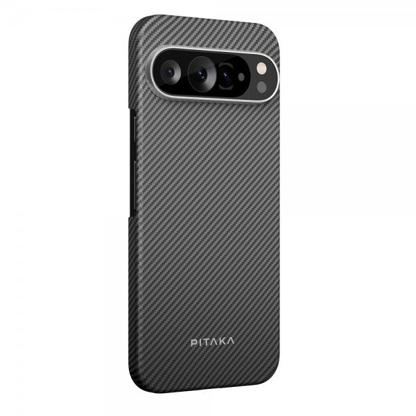 Pitaka Google Pixel 9 Pro XL Deksel Ultra-Slim Case MagSafe Black/Grey Twill