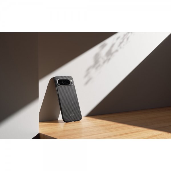 Pitaka Google Pixel 9 Pro XL Deksel Ultra-Slim Case MagSafe Black/Grey Twill
