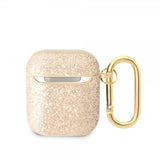 Guess AirPods 1/2 Deksel Glitter Flakes Gull