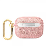 Guess AirPods Pro Deksel Glitter Flakes Rosa