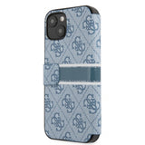 Guess iPhone 13 Etui Printed Stripe Blå
