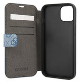 Guess iPhone 13 Etui Printed Stripe Blå