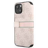 Guess iPhone 13 Etui Printed Stripe Rosa