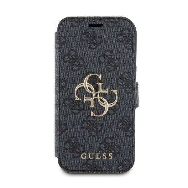 Guess iPhone 15 Plus Etui 4G Logo Grå