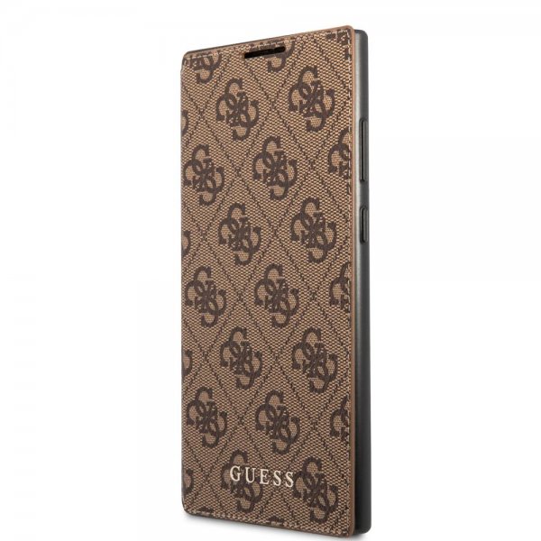 Guess Samsung Galaxy S22 Ultra Etui 4G Logo Brun