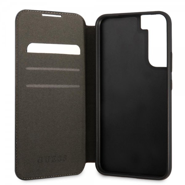 Guess Samsung Galaxy S22 Plus Etui 4G Logo Grå