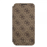 Guess Samsung Galaxy S22 Etui 4G Logo Brun