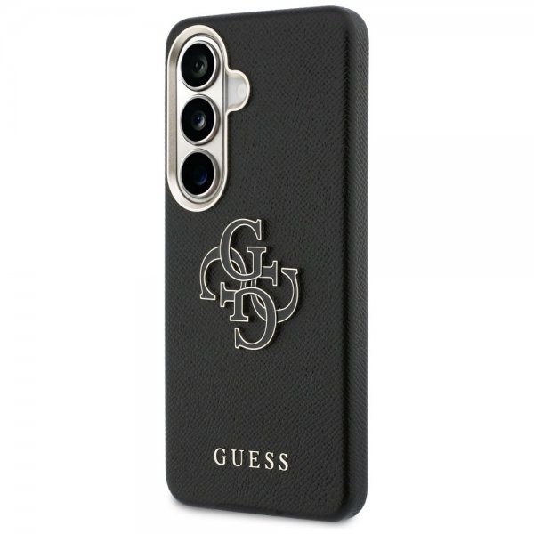 Guess Samsung Galaxy S26 Plus Deksel 4G Logo Grained Svart