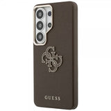 Guess Samsung Galaxy S26 Ultra Deksel 4G Logo Grained Brun