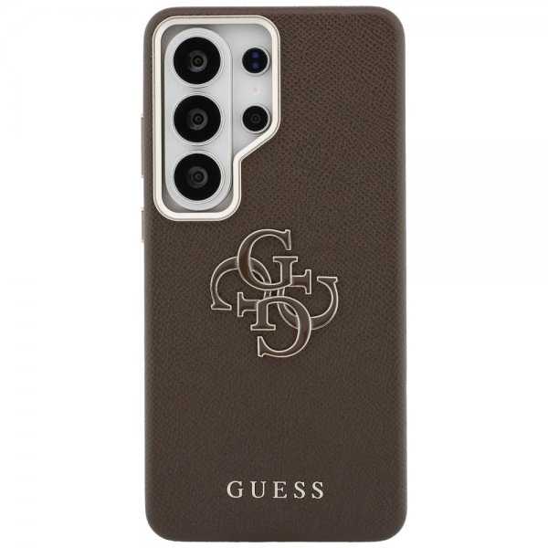 Guess Samsung Galaxy S26 Ultra Deksel 4G Logo Grained Brun
